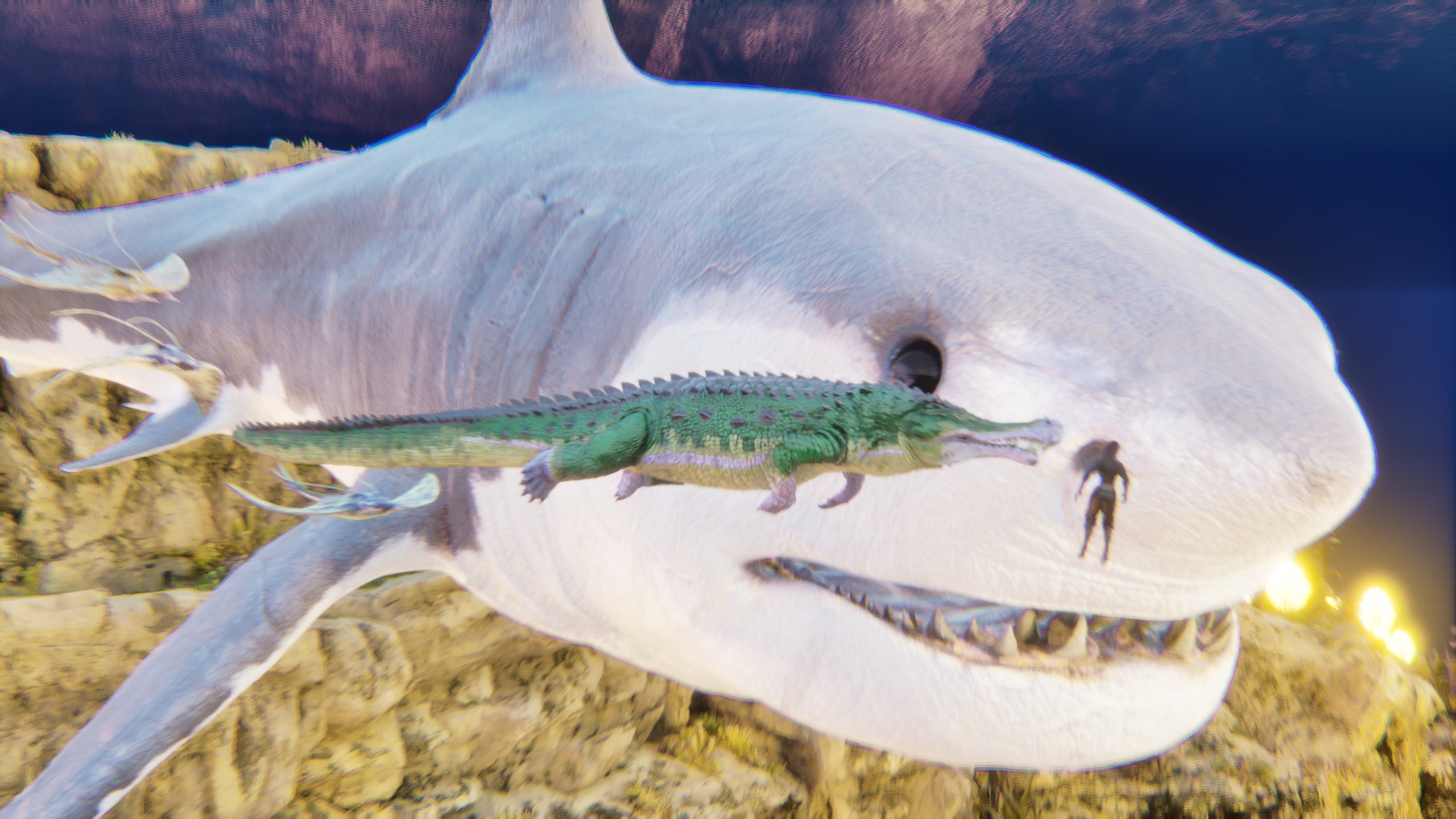 Great White Megalodon